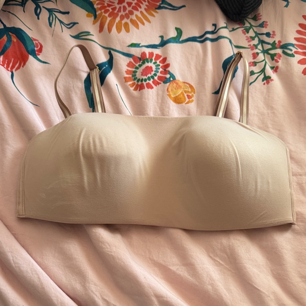 Victoria's Secret Beige Strapless Convertible Bra